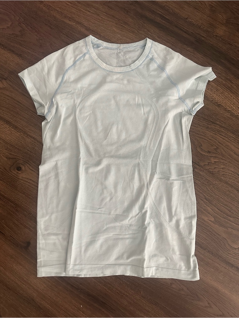 Light Blue Women’s Lululemon Short Sleeve Swiftly Tech - Size 10